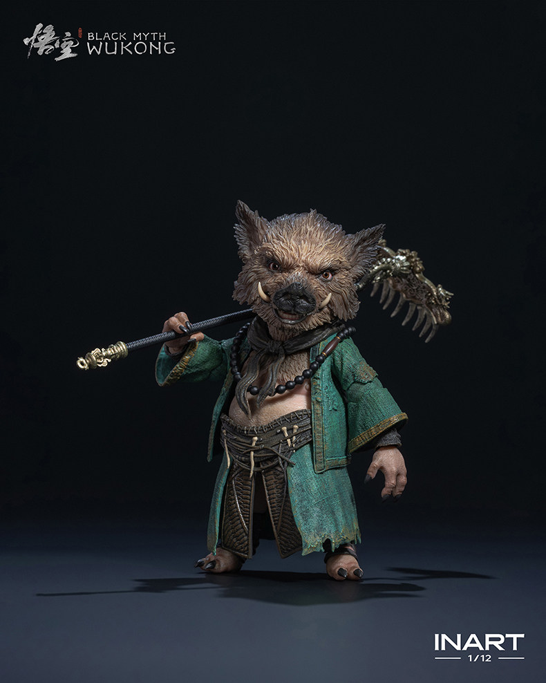 Official INART Zhu Bajie 1/12 action figure detail 13