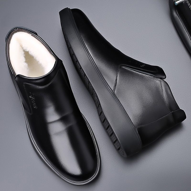 Chef shoes men's winter non-slip waterproof and anti-oil rear kitchen working leather shoes abrasion resistant and warm kitchenette special shoes winter-Taobao