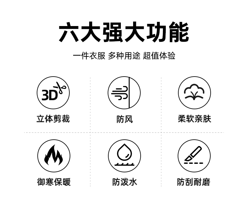 海澜之家 21秋冬新款 女 防水防风  收腰三合一冲锋衣 图2