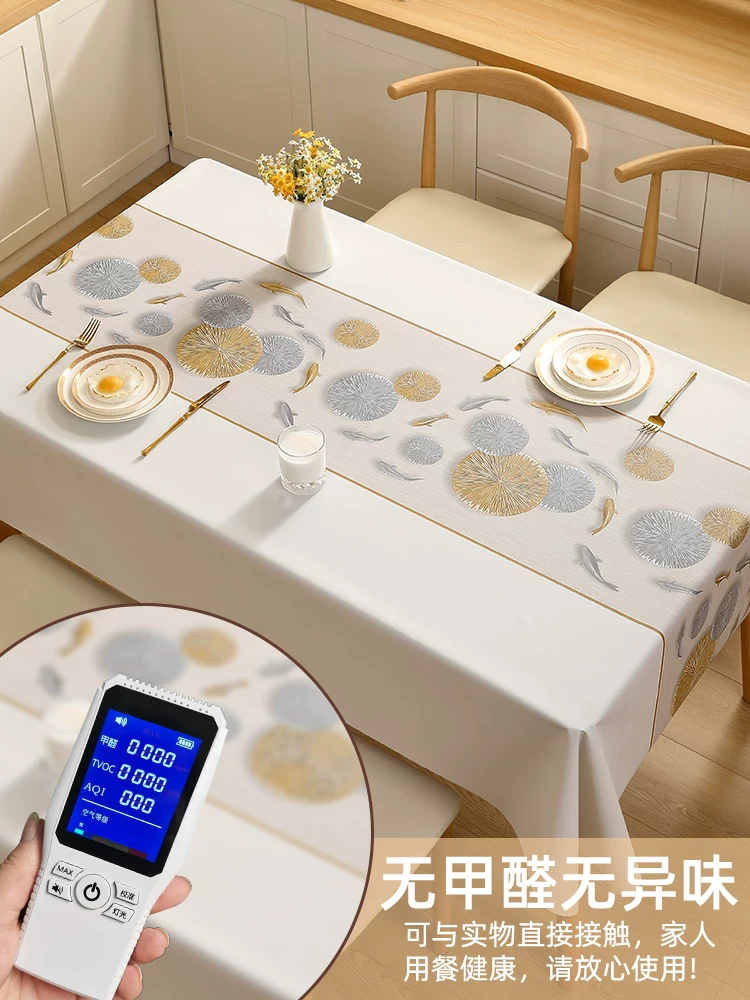 Waterproof rectangular table mat, new collection, anti-scald, high-quality style