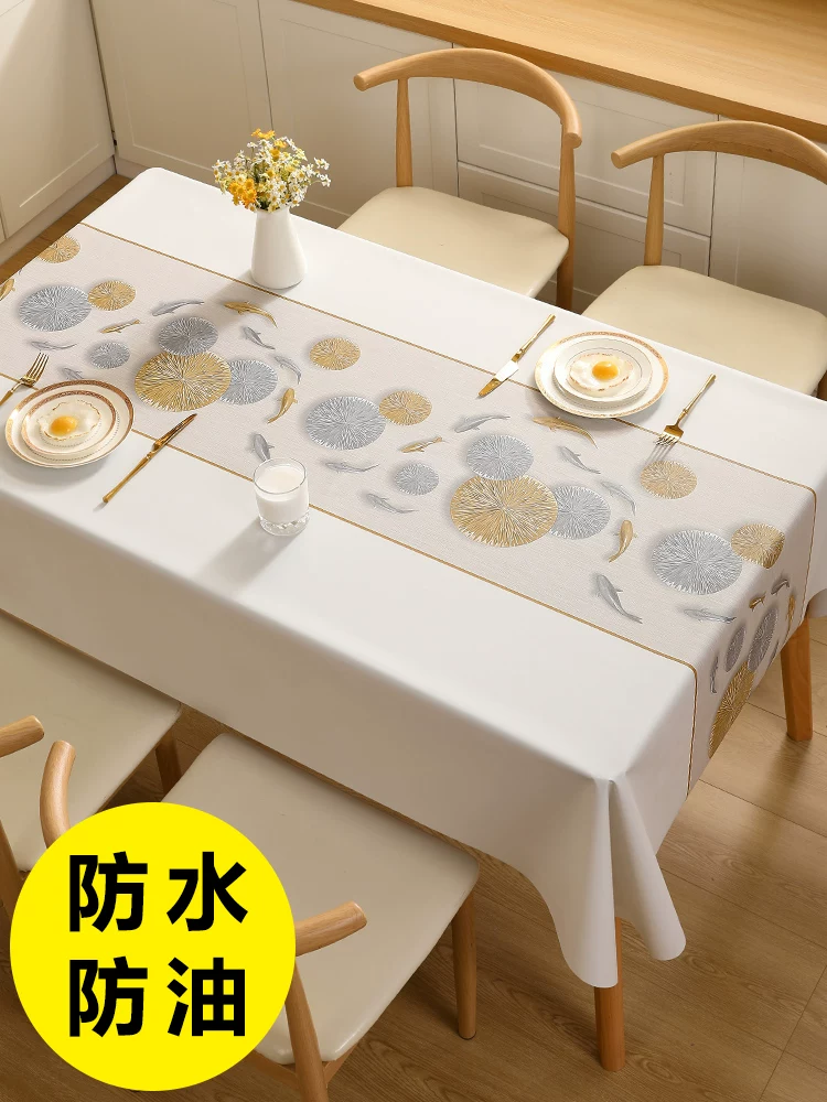 Waterproof rectangular table mat, new collection, anti-scald, high-quality style