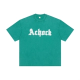 A chock Базовая ретро летняя футболка подходит для мужчин и женщин, с печатью вашего логотипа, в американском стиле, короткий рукав