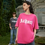 A chock Базовая ретро летняя футболка подходит для мужчин и женщин, с печатью вашего логотипа, в американском стиле, короткий рукав