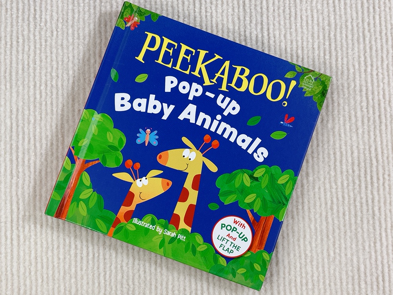 Original English Version Peekaboo! Hide and Seek! Pop-Up: Baby Animals Pop-Up: Little Animals Children's Early Education Enlightenment 3D Flip-Through Board Book