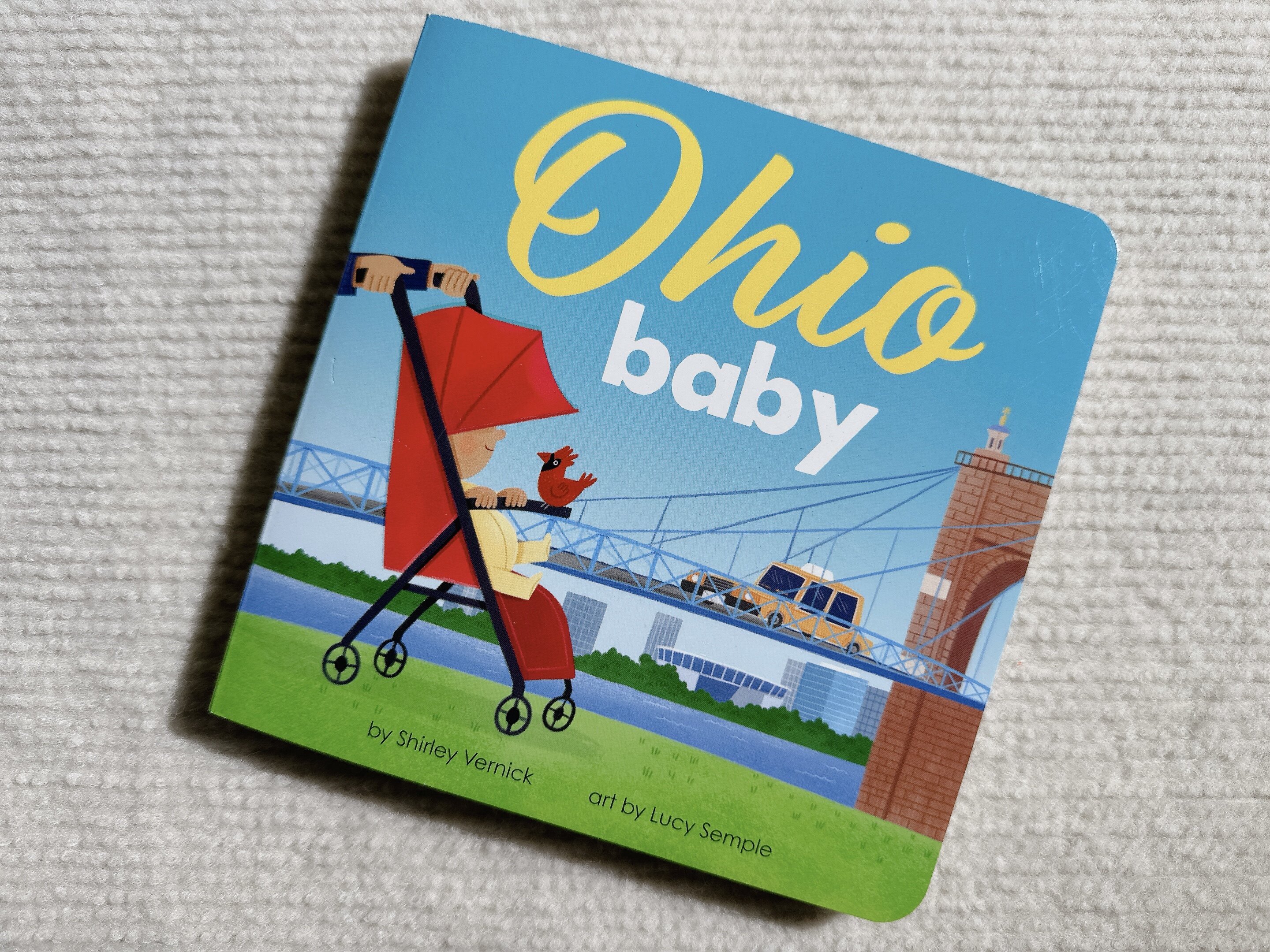 local baby books: ohio baby interactive board book for early childhood learning