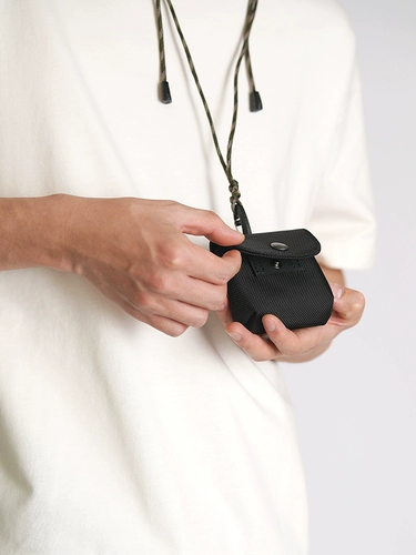 Cordura kaou la la Laul Nylon Key Pack Pack Airpods Сумка для наушников мини -маленькая висящая монета сумка для карты монет