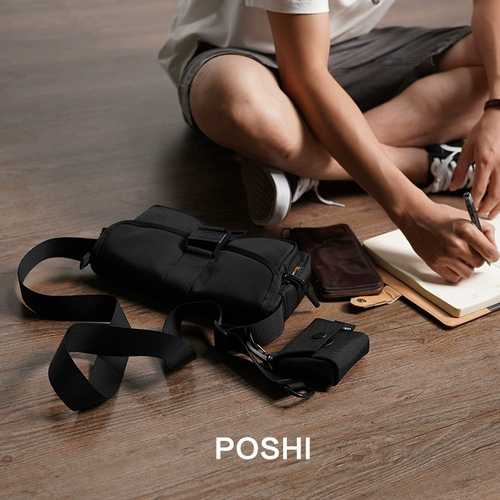 Кордура Кордура Баллистическая нейлонская нейлонская мужская и женская маленькая рюкзак скрипок магнитная пряжка антитефта