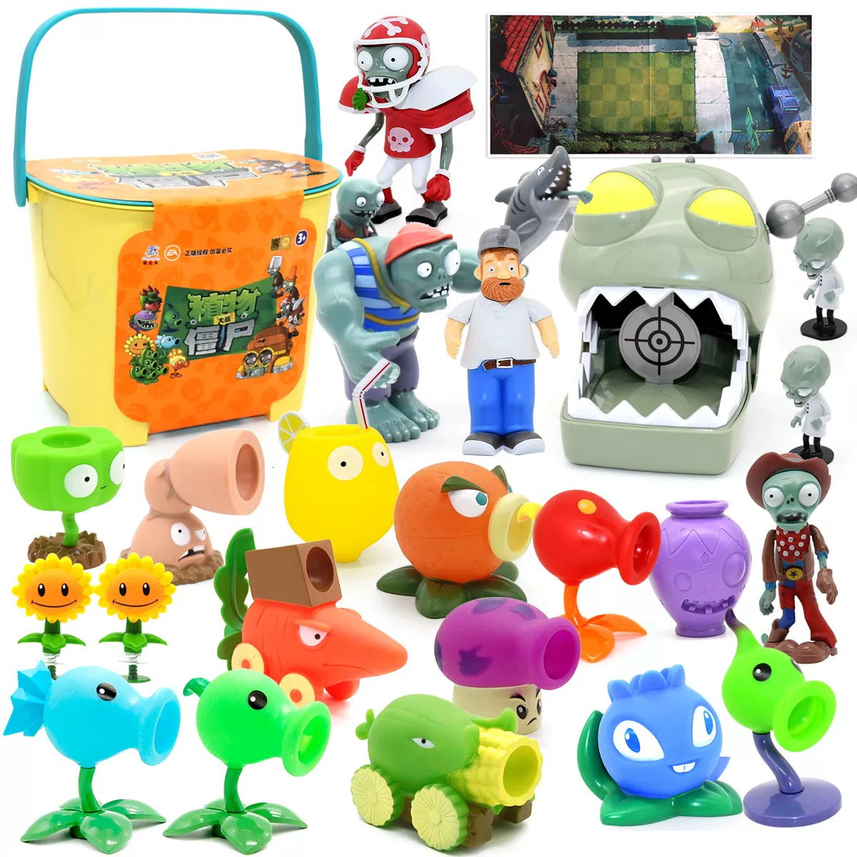 Подлинные Plants vs. Zombies, игрушка, набор, полный комплект, можно запускать