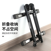 Folding portable bicycle parking rack indoor road bike maintenance support rack storage display rack