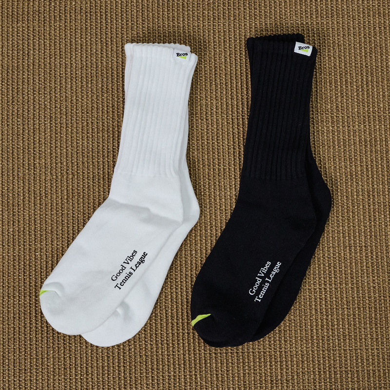 Broshood 26Ss Japanese Retro Street Style Color-Blocking New Casual High-Top Socks with Towel Bottom Mid-Length Socks