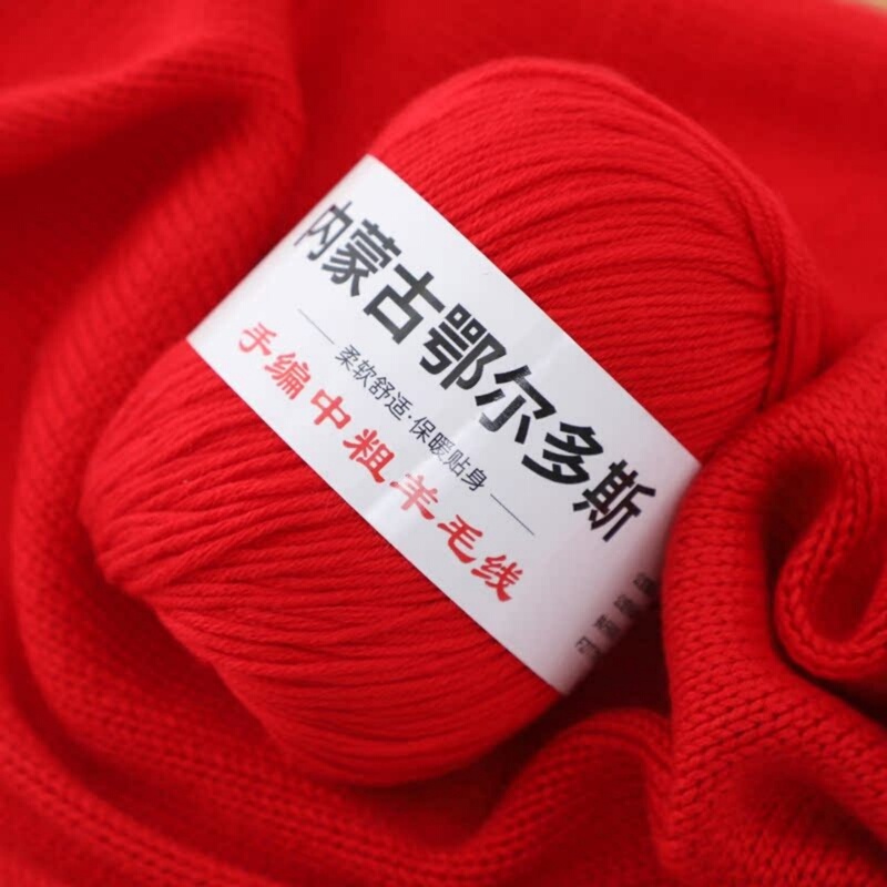 Genuine Wool Yarn, Medium-Thick Yarn Ball for Baby Handmade Knitting, DIY Crochet Yarn, Scarf Yarn, Baby Sweater Yarn Genuine Wool Yarn, Medium-Thick Yarn Ball for Baby Handmade Knitting, DIY Crochet Yarn, Scarf Yarn, Baby Sweater Yarn