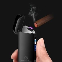 Mercedes Benz (Mercedes-Benz in Lighter) Mercedes-Benz Double Firefox Electronic Lighter Successful Mens Standard