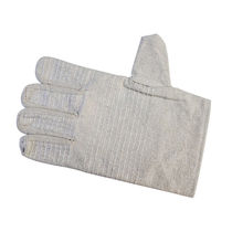 Three hands (sanshou) Canvas Gloves Double 24 Dow Line Wearable Welded Gloves 1 Double (20 Double Bookings)