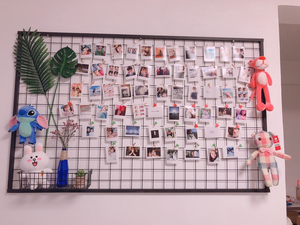 Stationery Shop Show Rack Green Loole Frame Mesh Kitchen Decoration Iron Mesh Hotel Iron Art Mall Clothing Shop Top Flower Sheet-Taobao