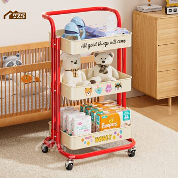 Formaldehyde-free mobile feeding table baby supplies storage