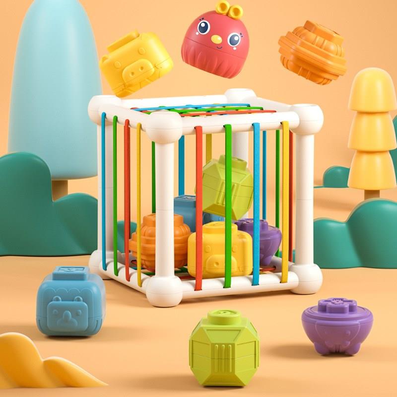 Baby toy Cella 6 months early teaching month of March of more than 01 year old Yizhi 8 Hong baby 4