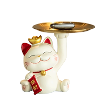 Moving to a new home decoration supplies entrance door entrance hall shoe cabinet ornaments Lucky Cat moving-in ceremony