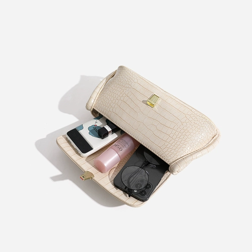 CFEIKSHI Портативная модная сумка подмышку, крокодиловый принт, премиум класс