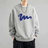 Warrior, Tide, демисезонная толстовка для влюбленных, лонгслив, круглый воротник