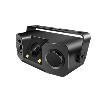 Truck driving recorder for four-way monitoring