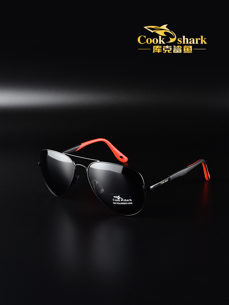 Cook Shark 2022 new polarized sunglasses men's sunglasses driving dedicated driver day and night dual-use glasses tide