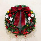 Рождественские декоративные кольцо цветочного кольца ротанга