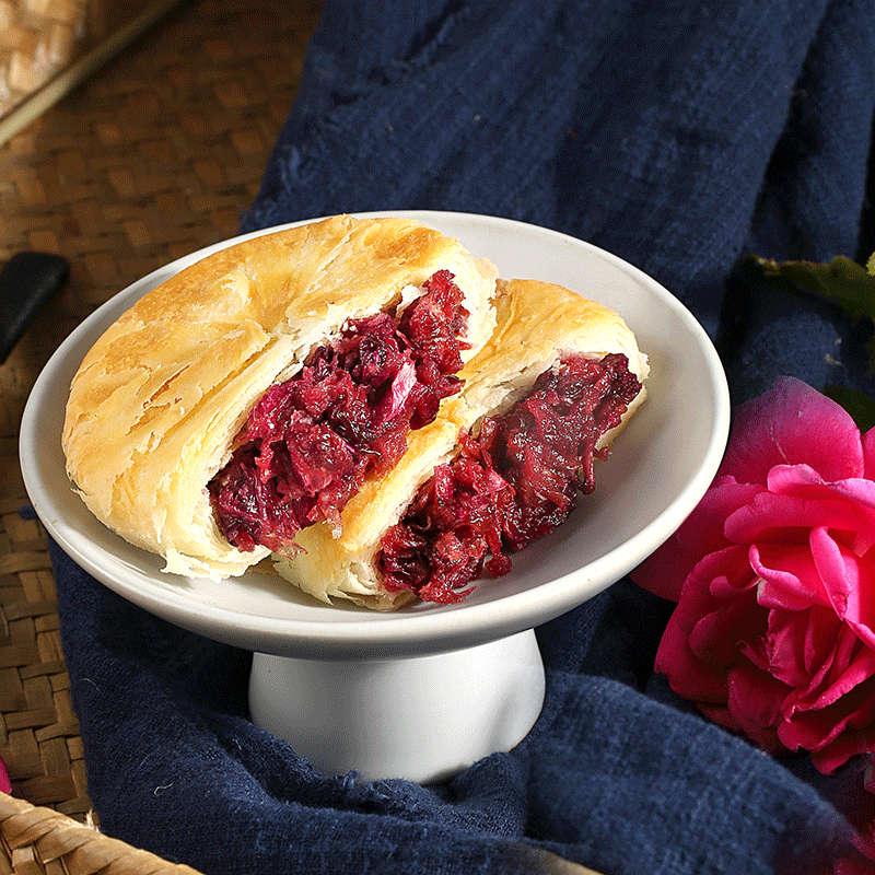 云南正宗鲜花饼20枚/600g