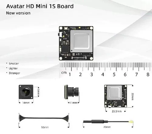 CADDX Walksnail Avatar HD Mini 1S Kit/Mini 1S Lite Kit V3 VT