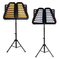 Dingdang small carillon kindergarten aluminum plate piano professional double row 16-tone childrens musical instrument hand-knocked piano Orff educational piano