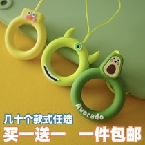 Cute phone Soft ring buckle hanging rope Sling Short chain Pendant Pendant Pendant Rope Key U Pan Hanging Accessories Woman