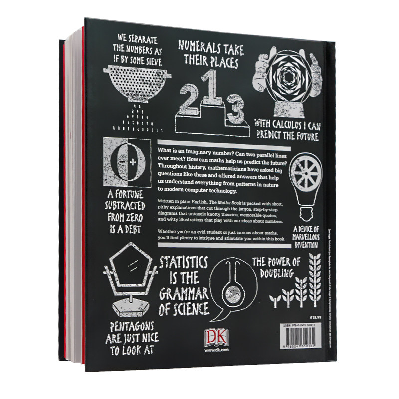 Math Rice Book 《The Maths Book》现货来袭,数学迷们准备好了吗?🚀-科普读物/自然科学/技术类原版书-淘宝好物网