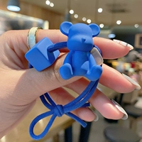 Синий, с медвежатами