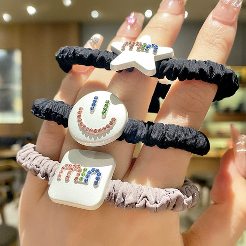 Многие уличные светильники надеюсь, что вы найдете свою собственную луну ~ красочные буквы, улыбаясь квадратной звездой, сладкая и горячая девушка стиль