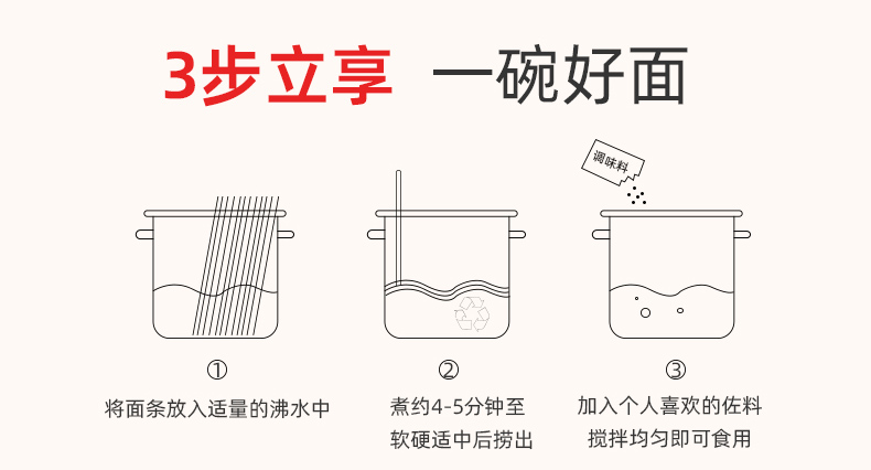 万家粮仓低脂全麦荞麦面