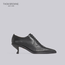 Ms. Thom Browne 2022 Early spring pebble pebble tattoo long wing Black Bloc High heel Shoe