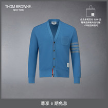 Early autumn new products] THOM BROWNE mens 2024 classic four-stripe cotton knitted cardigan jacket