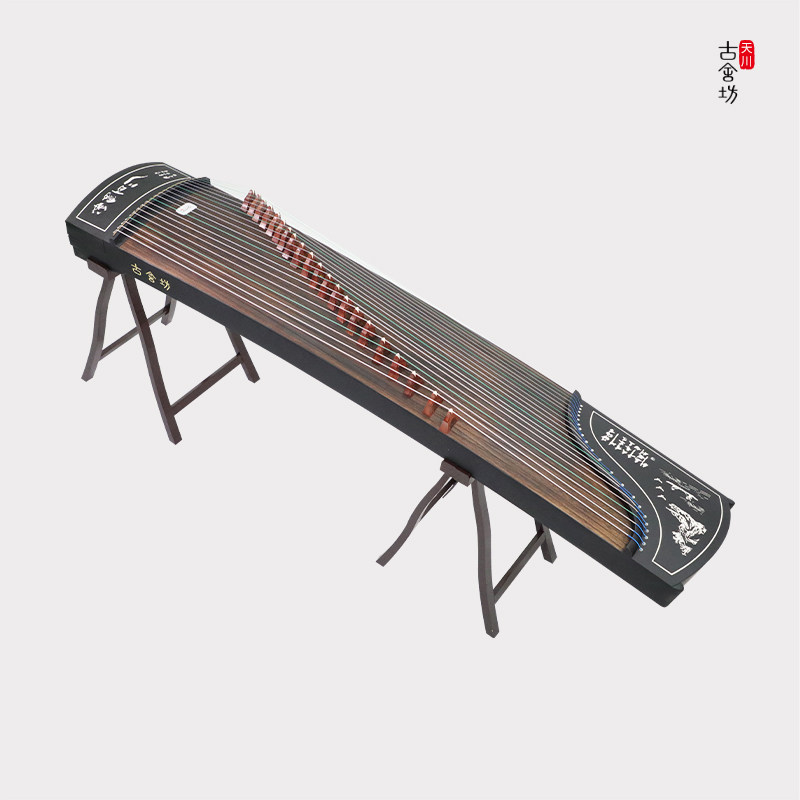 Gushefang Tianchuan guzheng 163 guzheng beginners practice playing-level guzheng, Chinese characters plain face, atmospheric sound is good