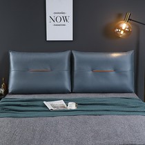 Sofa leaning back cushions Cushions Large Size Set Solid Wood Large Backrest Cushion Sponge Headroom With Rectangular waist