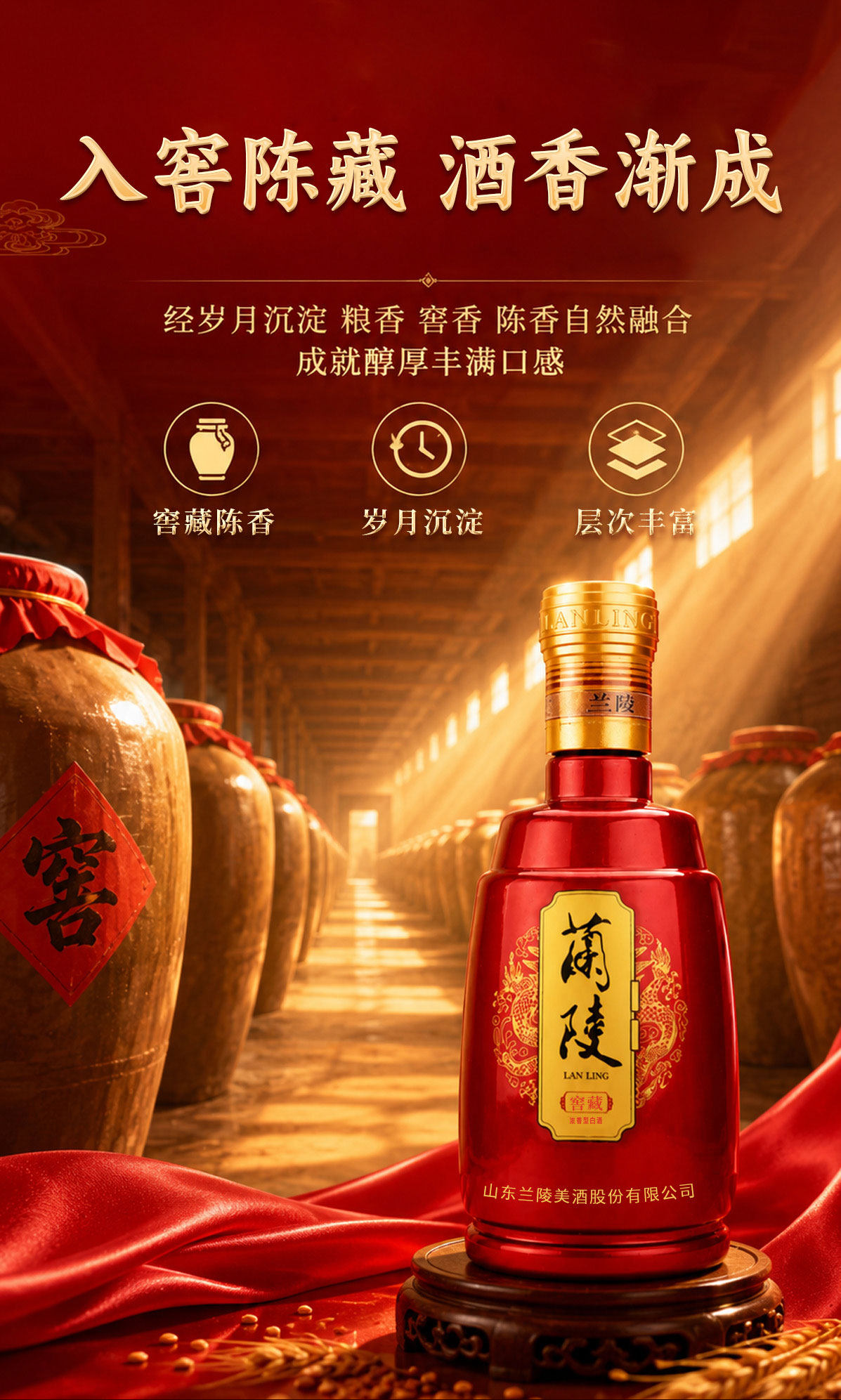 安享好物 安享A级白酒-兰陵窖藏 52度白酒 国标 