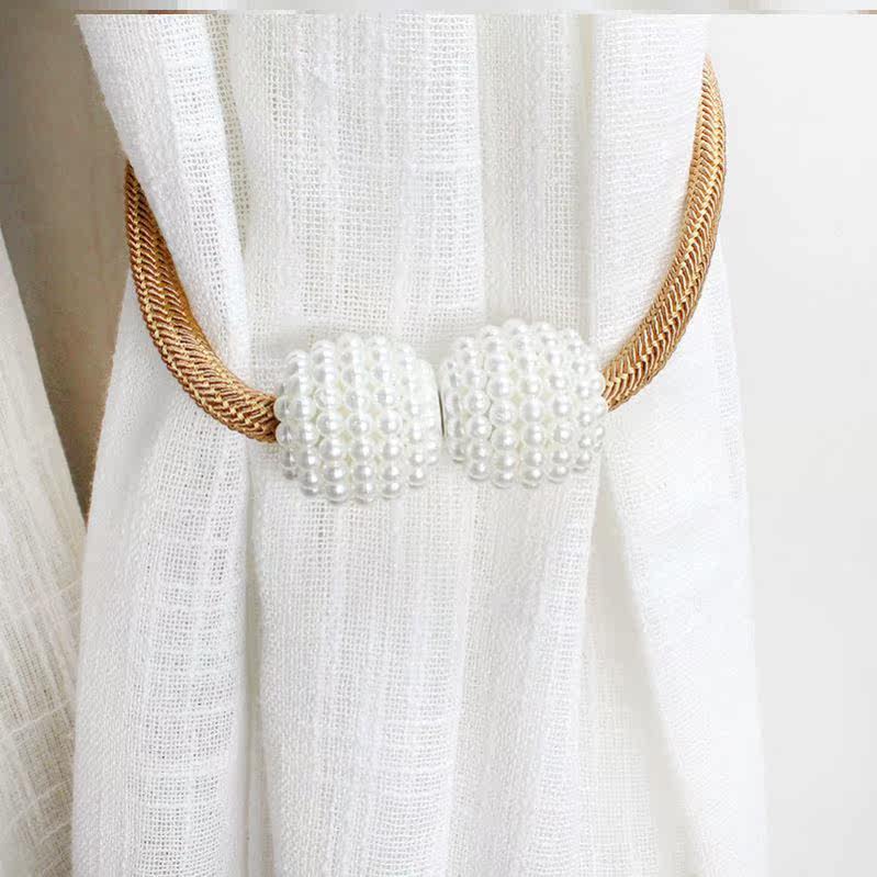Curtain Strap 2021 New magnet Curtain Buckle Curtain Rope Lace Rope Zlace Rope Zrope Containing Strap