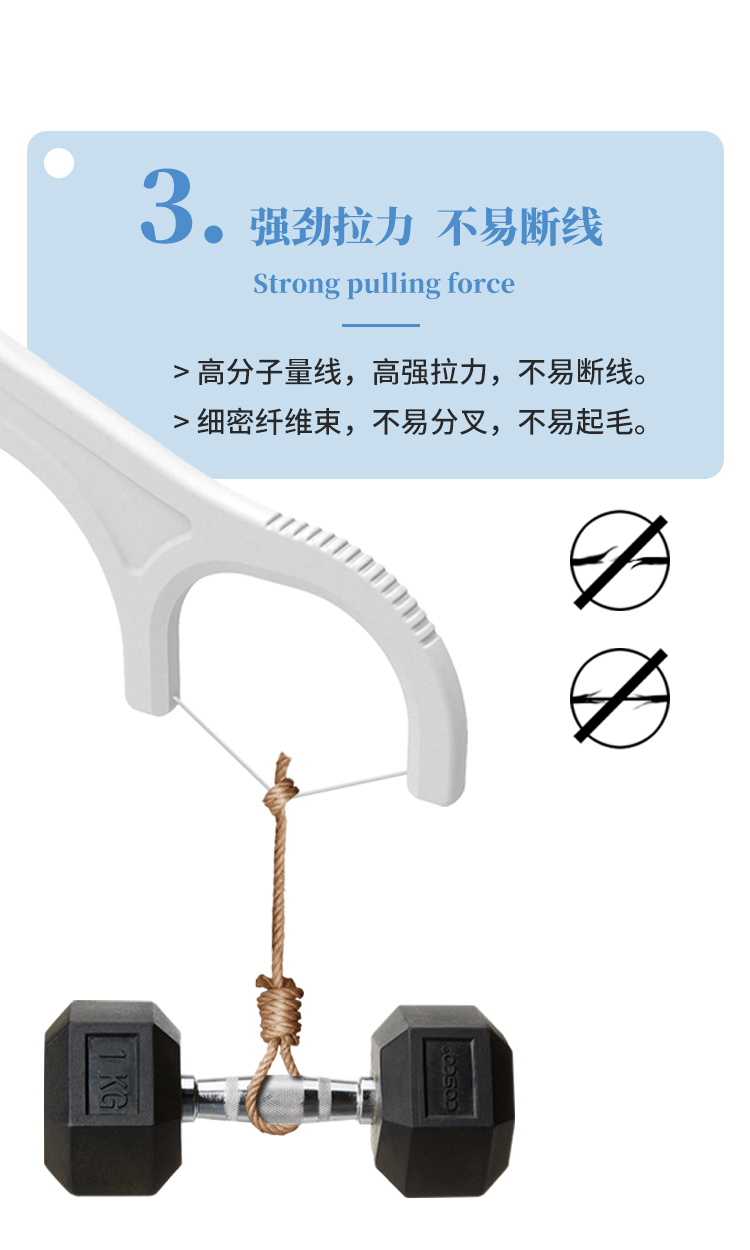 信步 一次性牙线盒装50支 图9