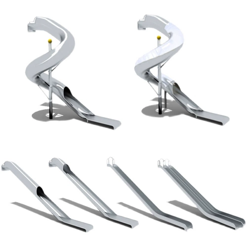 Горка из нержавеющей стали, дорожное уличное оборудование для парков развлечений, делается под заказ