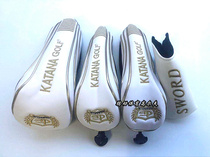 Golf Club Hat Cover Katana Light Luxury Full Set No 1 Wooden Cover No 1 Fairway Wood Putter Cover