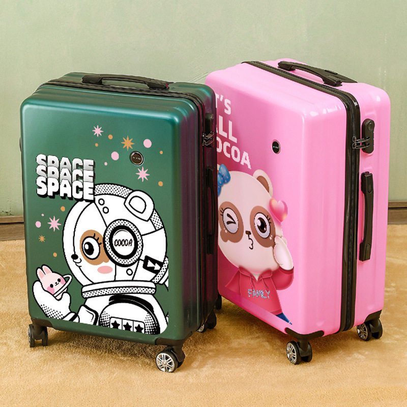 Fashion Containing Suitcase Woman 2022 new Japanese Department student primary-secondary password box ultra-silent leather case Lalever box man