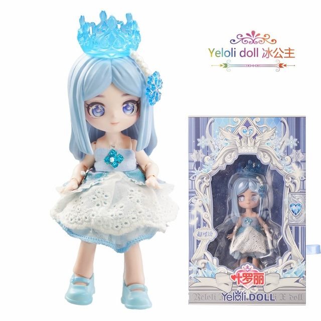 YeloliDoll ຮັກເຈົ້າຍິງ Ye Luoli Doll Hand Figure Girl Little Toy Night Loli Bjd Doll Doll