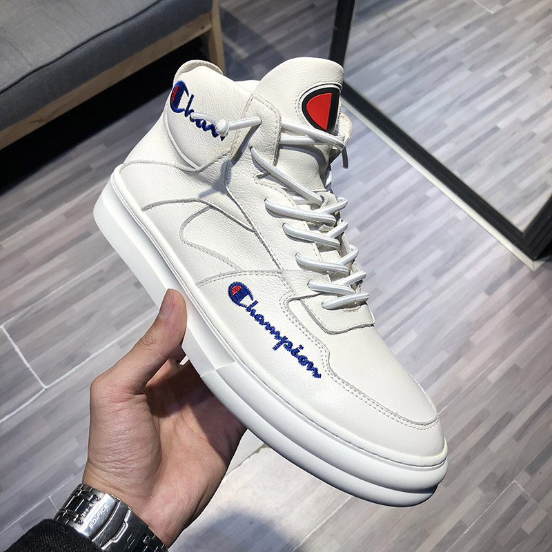 European Standing Trends Embroidery Martin Boots Man 2022 Spring Autumn Season Middle Cylinder Shoes Han Edition Casual Board Shoes 100 Hitch White Shoes