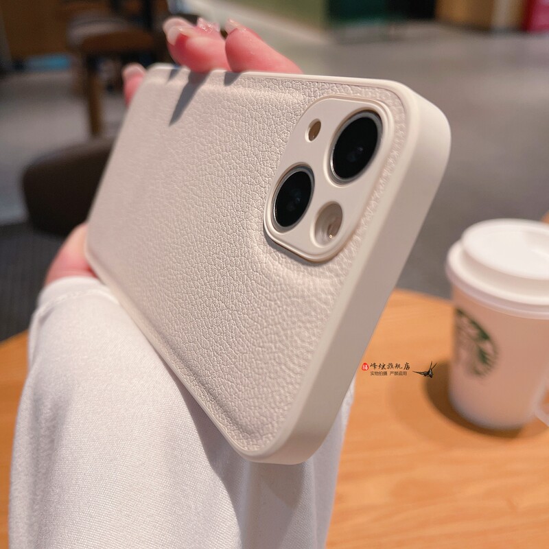 15 White 14 Suitable for Apple 13 Phone Case 12 Leather iPhone 11 Protective Cover 16Pro Full Coverage Max Simple X Women's Model 17 New Model Xr High-End Feel 7 High-End 16Plus Dirt-Resistant 15 Luxurious