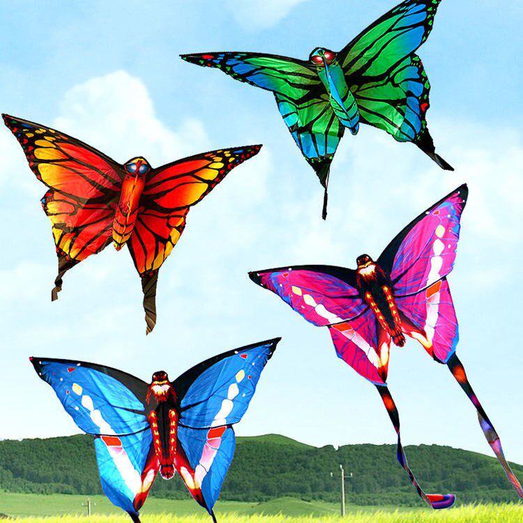 Weifang Hengjiang Butterfly Children Cartoon Adult Small Kite Lovers Beginners Easy To Fly Eagle Animal Kite Line