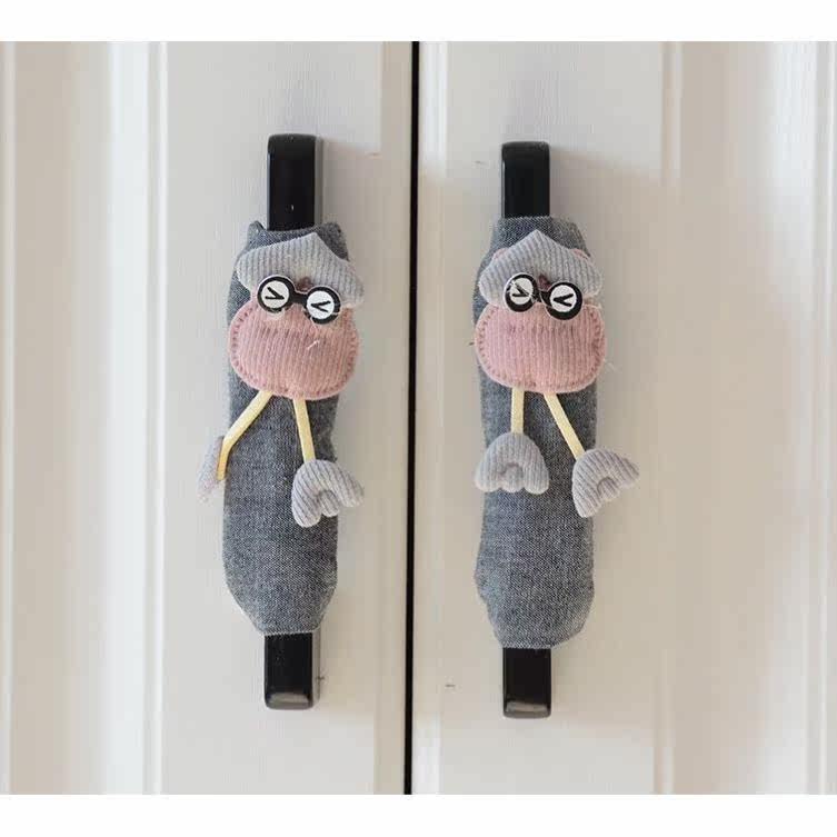 Door handle anti-collision protective cover fabric door handle anti-collision protective cover armrest cabinet door cover drawer handle gloves