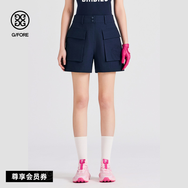 G/Fore Official Spring and Summer New Women's Golf Clothing Pocket Short Shorts